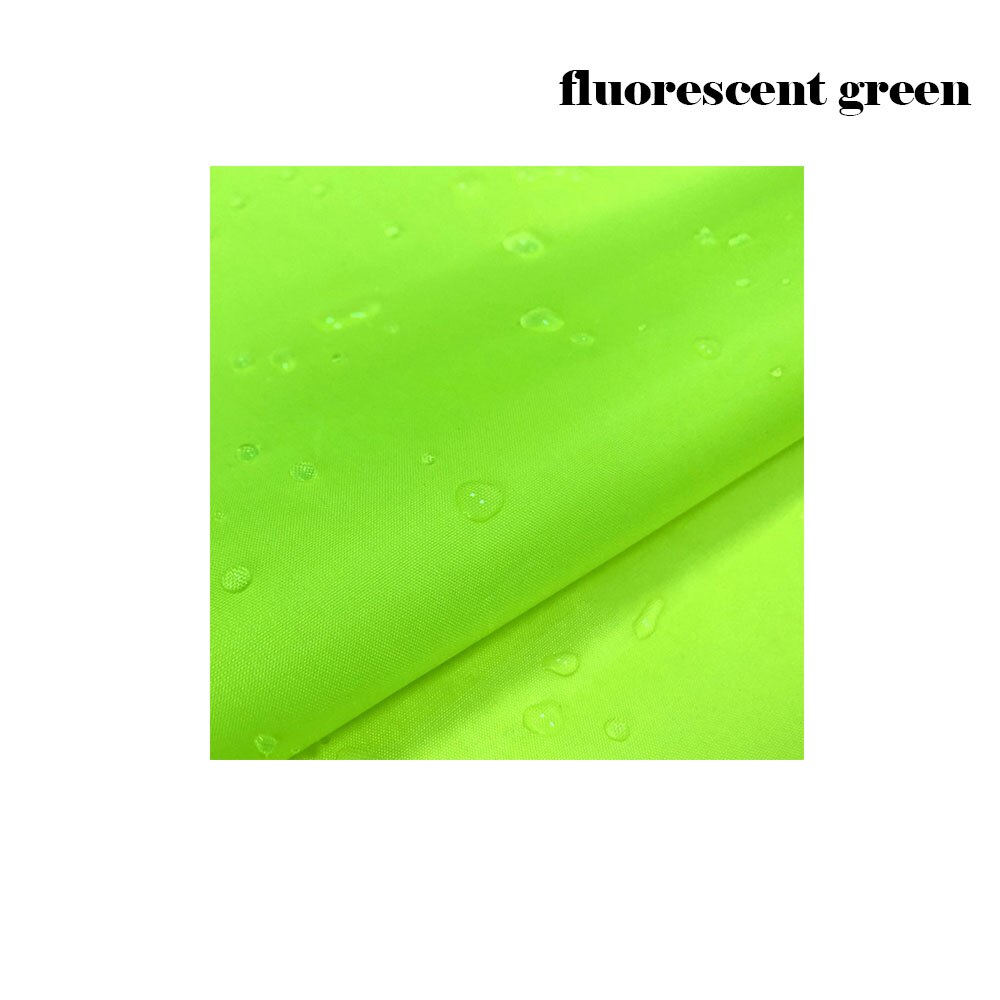 100*150cm färg vattentätt nylon tyg polyesterduk handgjorda paraply drake vimpel utomhus läger tält sätesöverdrag material: Fluorescerande grön
