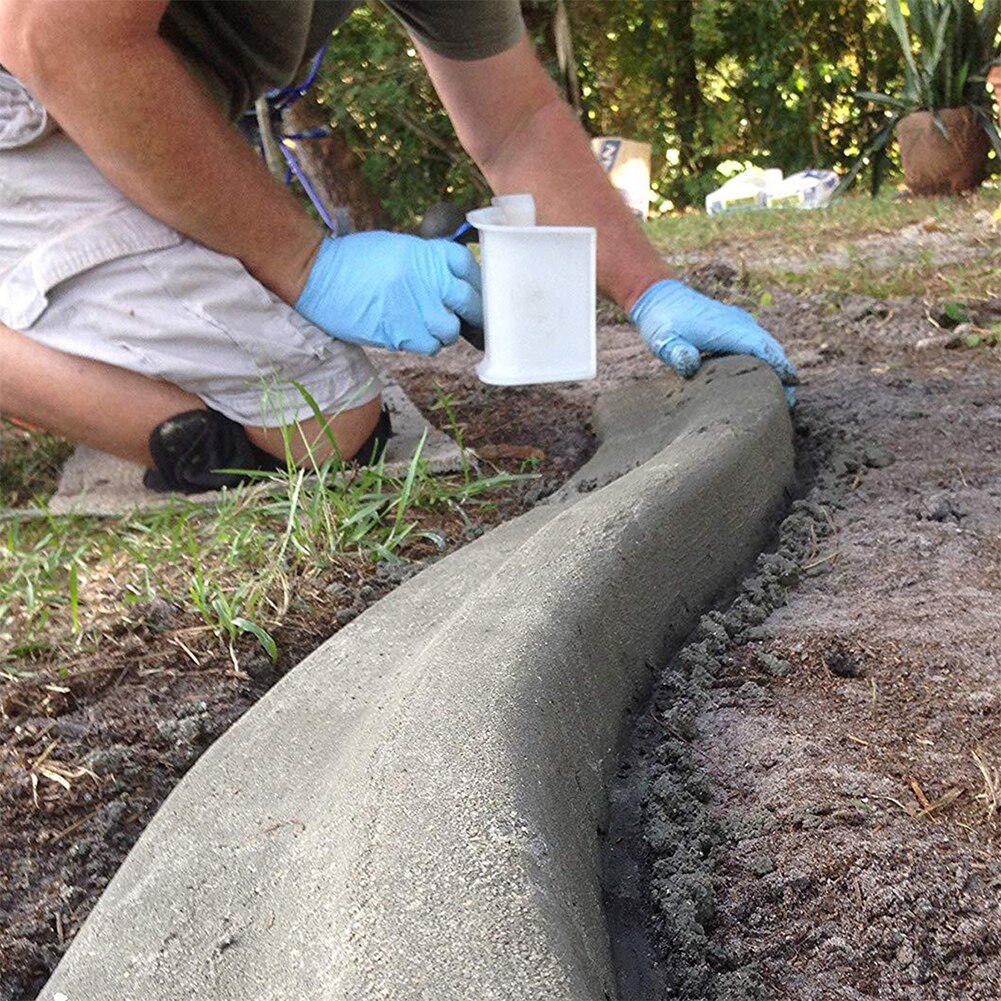 Diy skimming landskabskant model laver form betonspartel med håndtag håndtag muret håndspartel til havegård landskab