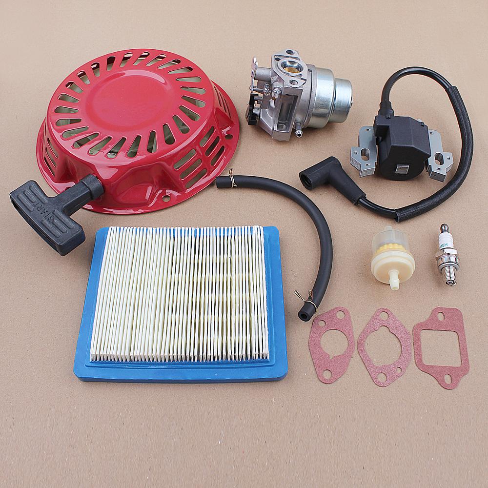 Carburetor Ignition Coil Recoil Starter For Honda GCV160 HRR216 HRB216 HRR216 HRS216 HRT216 HRZ216 Lawn Mower Engine-Motor Parts