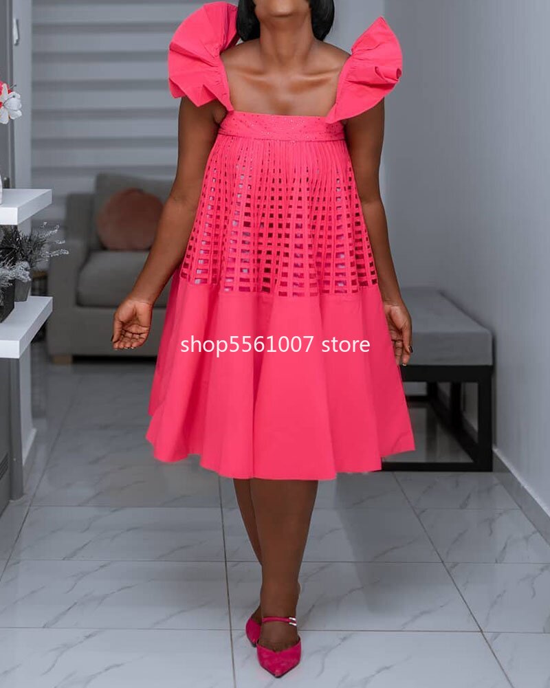 African Women Summer White Plus Size Dress African Dresses for Women