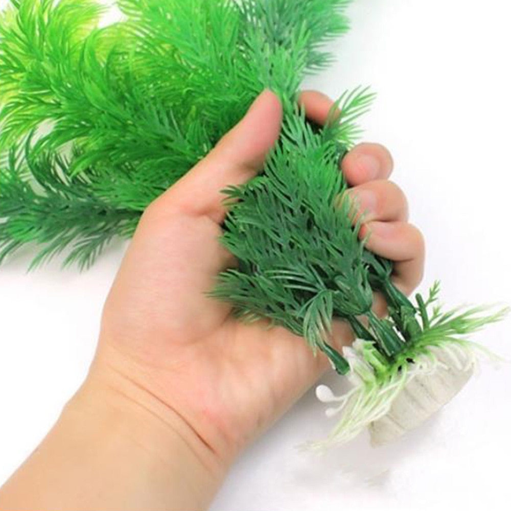 Simulation Artificial Plants Plastic Water Plant Decorative Grass Green Landscape Artificial Plants Fish Tank Aquarium Decor