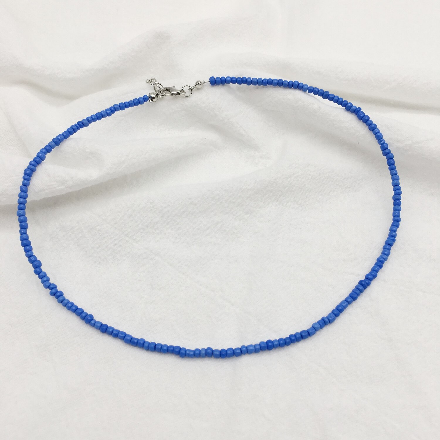 Choker damski 2021 moda 3 mm koraliki Bohemia Beach krótki naszyjnik dla urody kobiety dziewczyny hurtownia naszyjnik: 15