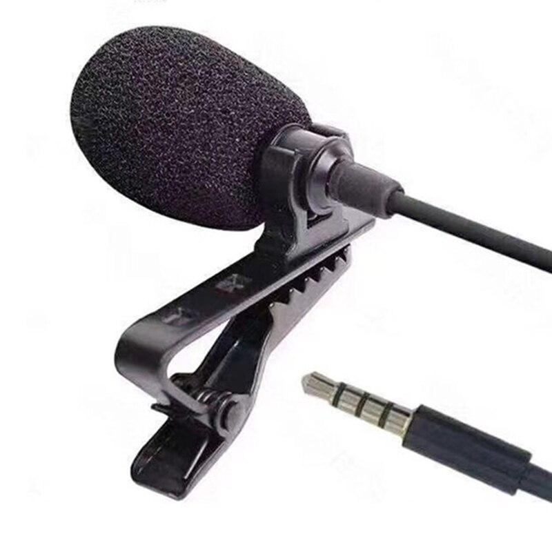 3.5Mm Clip Mic Type C Microfoon Telefoon Wired Mic Clip Condensator Microfoon Clip Lavalier Microfoon Nds