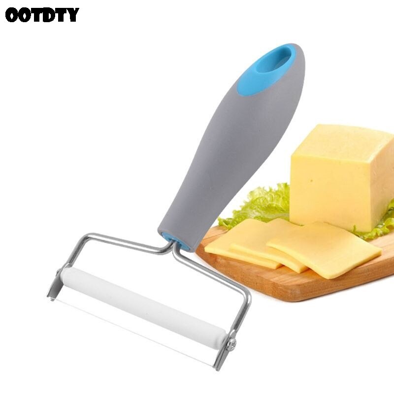 Rallador de mantequilla de cortador y rebanador de queso de acero inoxidable para cortar Pizza, utensilios de cocina para hornear, suministros de cocina para el hogar