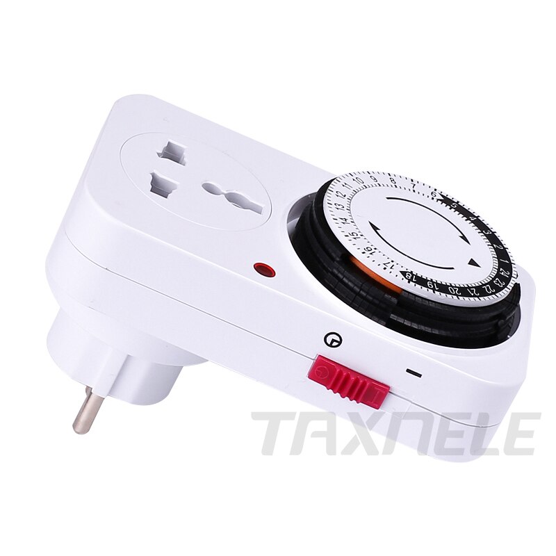 24 Hour Programmable Mechanical Timer Switch Universal Socket Timer 220V 16A Europe Plug EU plug