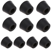 20 Pcs Rubber Instrument Case Non-slip Cabinet Box Foot Bumpers Feet 17x10x14mm