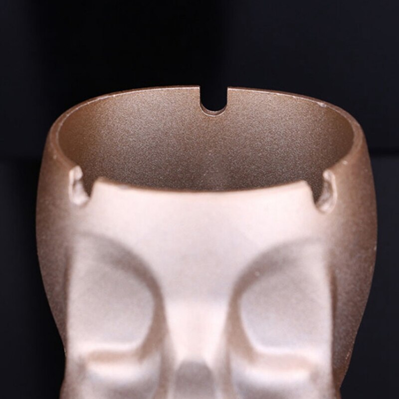 Asbak Vlamvertragende Asbak Aluminiumlegering Schedel Desktop Asbak Grappige Asbak Thuis Asbak