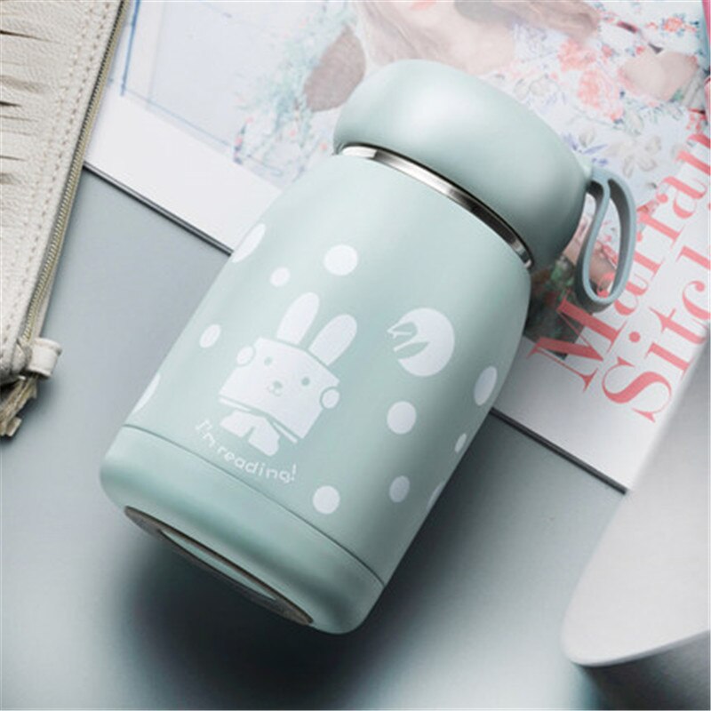 320ML de dibujos animados termo taza botella de los niños de acero inoxidable frasco de termo al vacío taza de café té de Thermocup