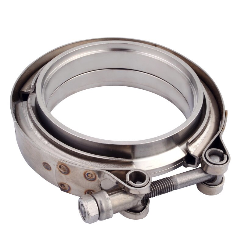ESPEEDER 3.5 "304 stal nierdzewna samochód v-zespół mężczyzna kobieta kołnierz wydechowy 88mm V opaska zaciskowa s V opaska zaciskowa zestaw zacisków zaciski klip