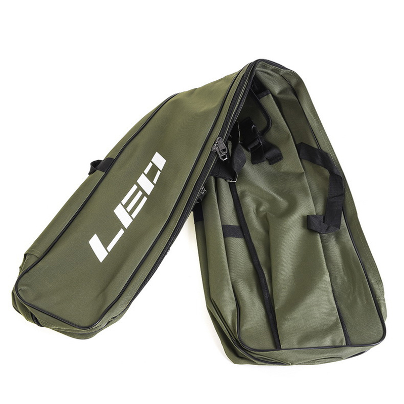 Leo fisketasker 130cm sammenklappelige multifunktionelle fisketasker fiskestang tasker lynlåsetaske fisketøjs taske poseholder
