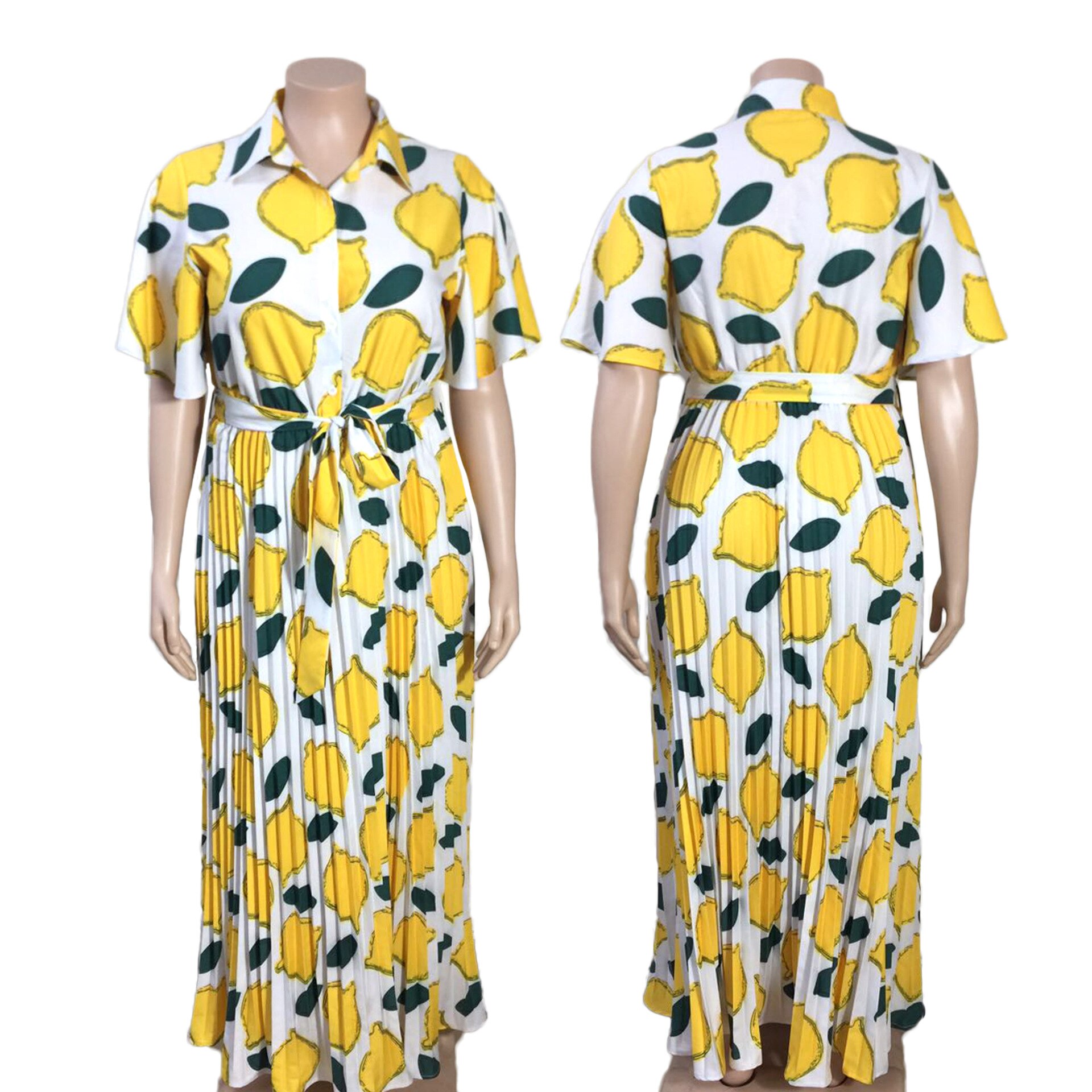 4XL 5XL Plus Size Women Long Maxi Dress Floral Printed Short Sleeve Dresses Casual Beach Loose Pleated Dress Big Size 3XL