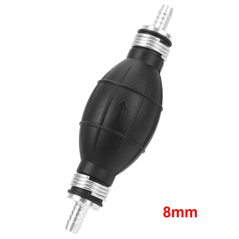 6mm 8mm 10mm 12mm Line Hand Primer Bulb Rubber Aluminum Hand Fuel Pump For Car Boat Outboard Fuel Pump All Fuels Length Used: 8mm