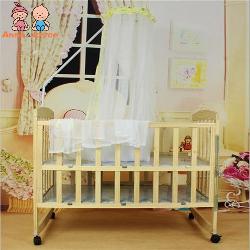 Doublure de lit pour bébé, filet anti-moustiques, dôme, Style palais, pour berceau, TRQ1257