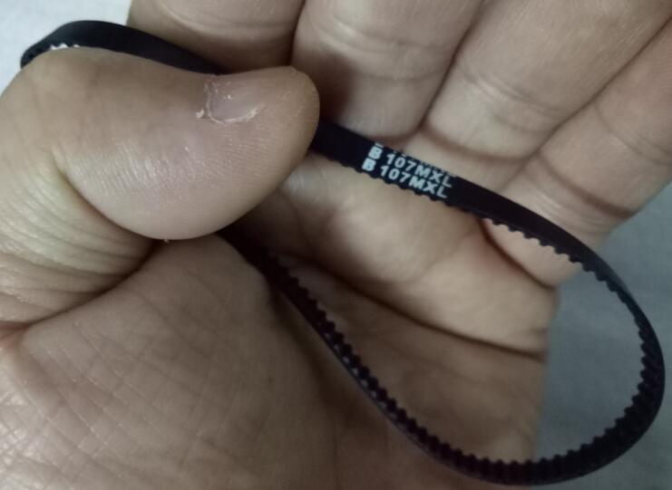 1Pc 4.5mm wide MXL Timing Belt Synchronous Drive Belt Size 86MXL=B107MXL 2.032mm Teeth Pitch