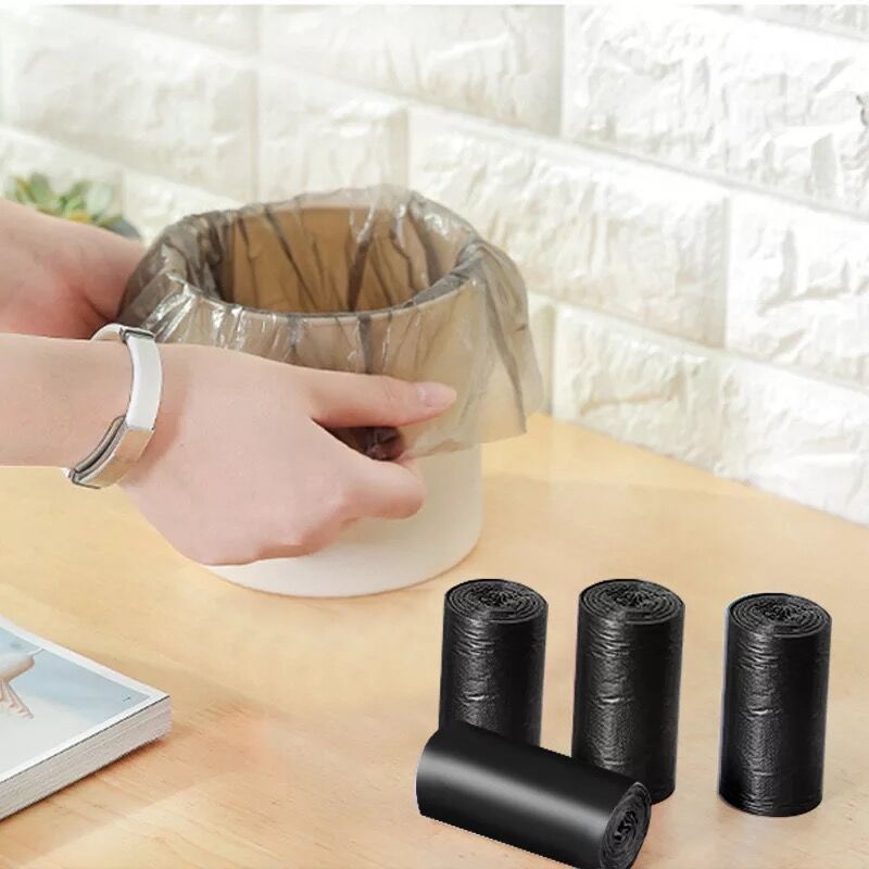 Thicken Desktop Small Garbage Bags Household Car Mini Disposable Plastic Rubbish Bags Trash Bag: 1pcs black