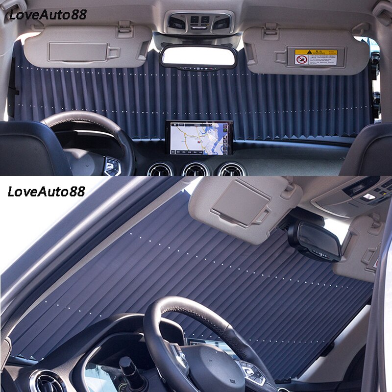 Front Rear Sunshade Window Cover Automatic retractable UV Protection Windshield SunShade For Nissan Altima Teana L34