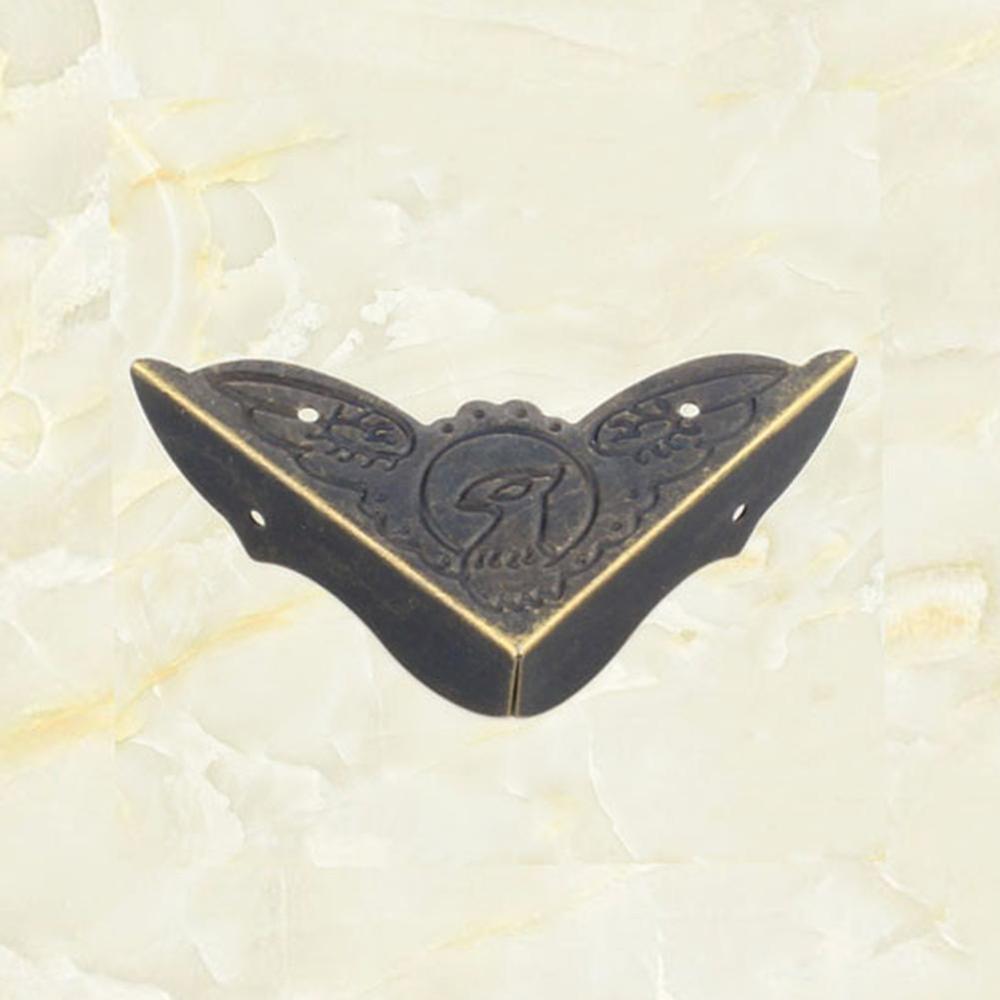 Antieke hoekbeschermer ijzeren wikkel antieke vier hoeken hoektafels bureaus sieradenbeschermers bescherm dozen dozen hoek r