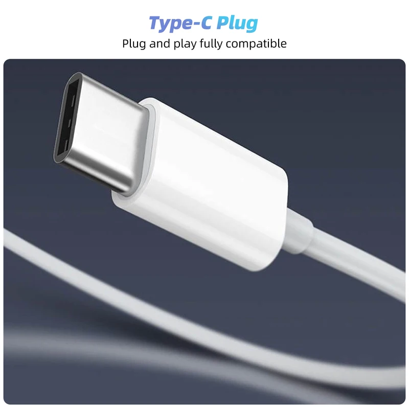 type c kablede øretelefoner til eple iphone 15 pro max i-øre med mikrofon til sumsung onepuls xiaomi redmi huawei usb c musikkørepropper