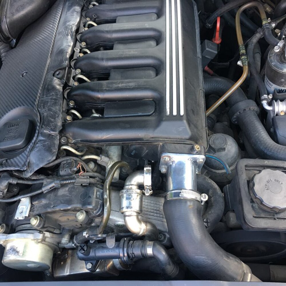 Modified exhaust gas circulation disassembly pipe for BMW E46 ALUMINUM