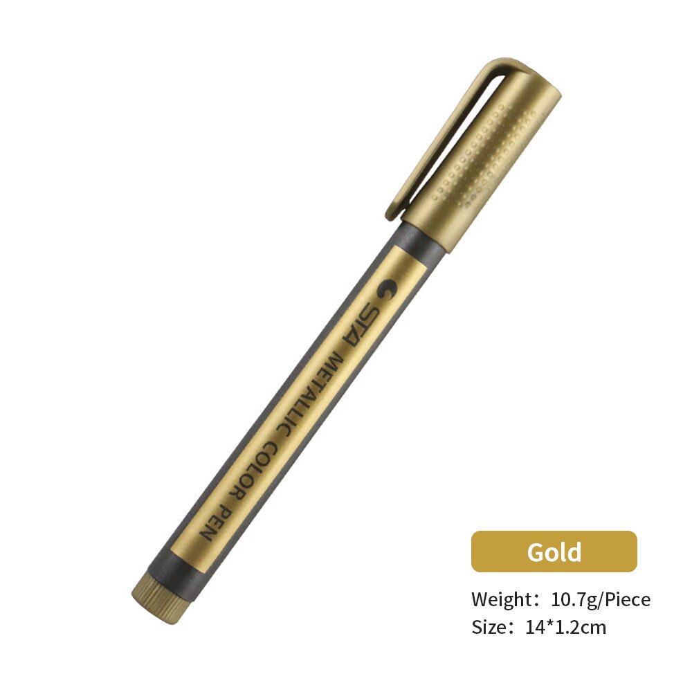 Ruota per auto pennarello colorato pennarelli duraturi impermeabili graffiti ritocco penna graffi battistrada gomma tessuto pennarello vernice: oro