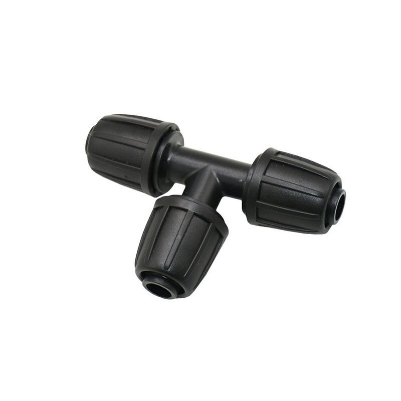 16mm puutarhaletkun t-liitintä, vesijakaja lukkomutterilla, 1/2 " t-liitin, 16mm letkun t-liitintä, 15 kpl