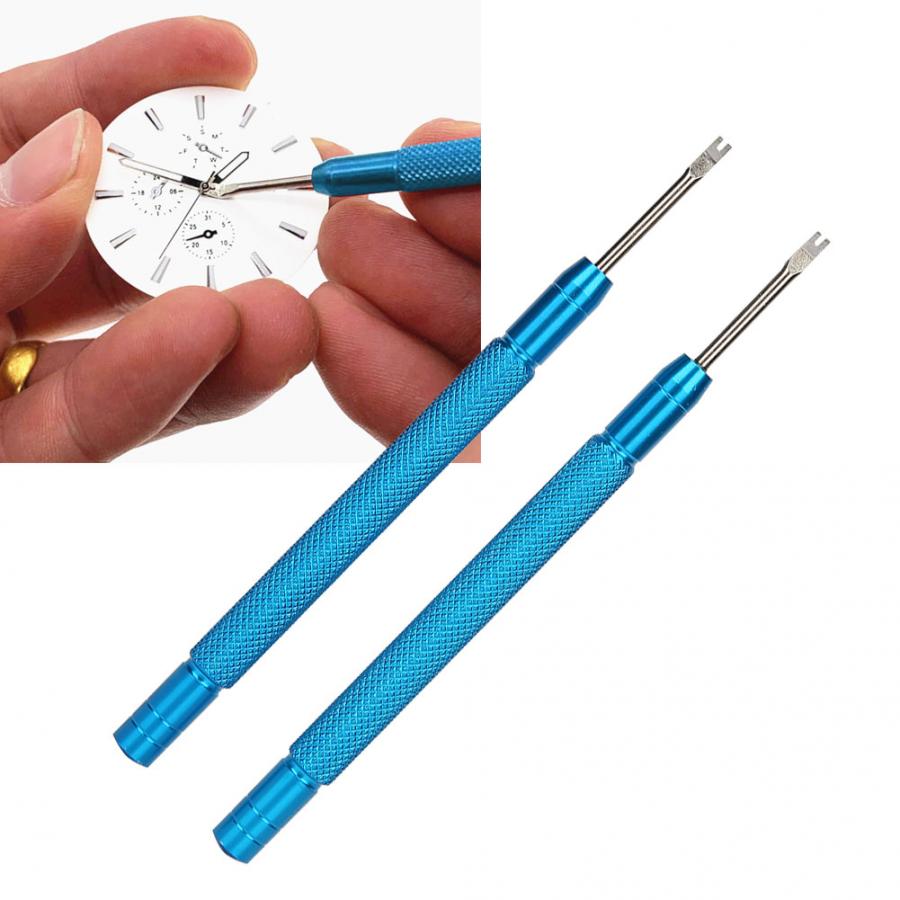 2 stk legeret stål ur håndfjerner tryk ur nål presning indstilling montering afmonteringsværktøj ur reparation værktøj til urmager