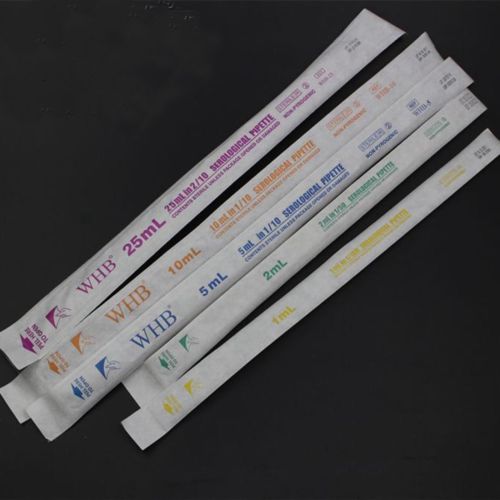 1/2/5/10/25 mL Volumen Polystyrol Serologische Pipette Promotionen 5 Farben Markiert