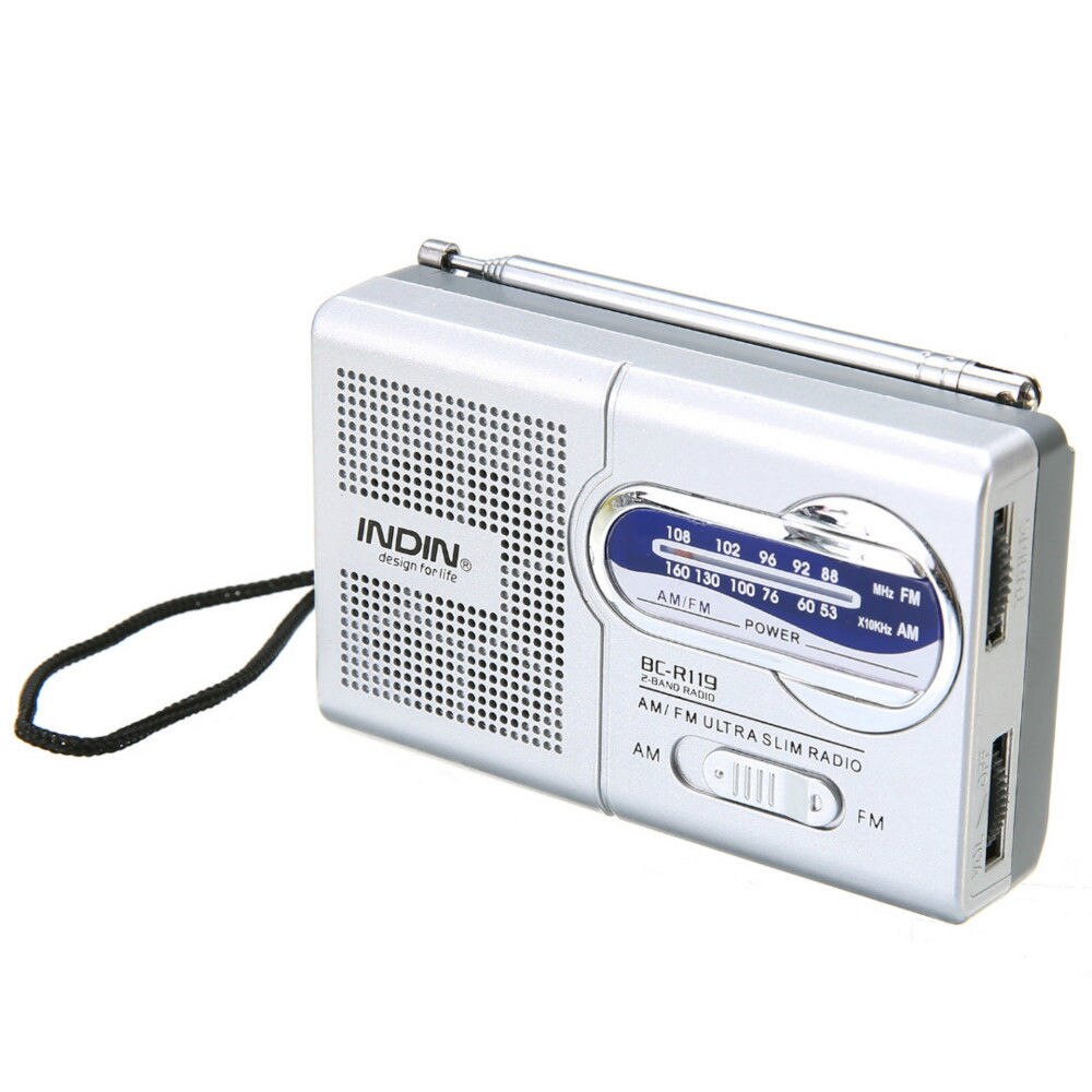 Radiovastaanotin ulkokäyttöön kannettava am/fm radioantenni teleskooppivastaanottimen antenni 3v monitoimivanhusten radio diy fm  r119: Default Title