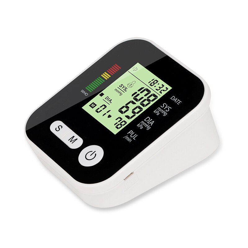 Bovenste Arm Type Automatische Elektronische Bloeddrukmeter Bloeddrukmeters Bloeddrukmeter Draagbare Tonometer Bp Monitor