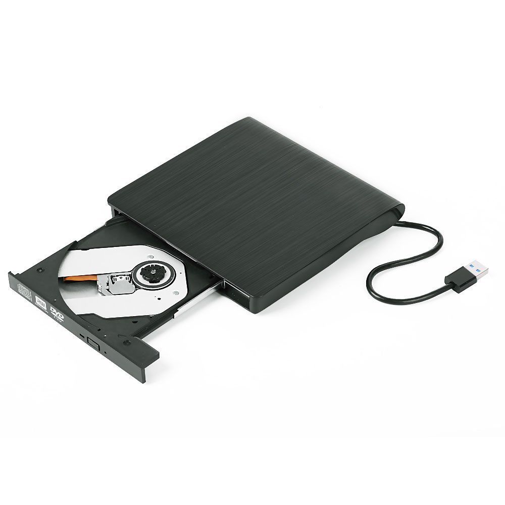 Slim Portable External USB 3.0 CD/DVD +/-RW Drive DVD/CD ROM Rewriter Burner High Speed Data Transfer For Laptop Desktop PC