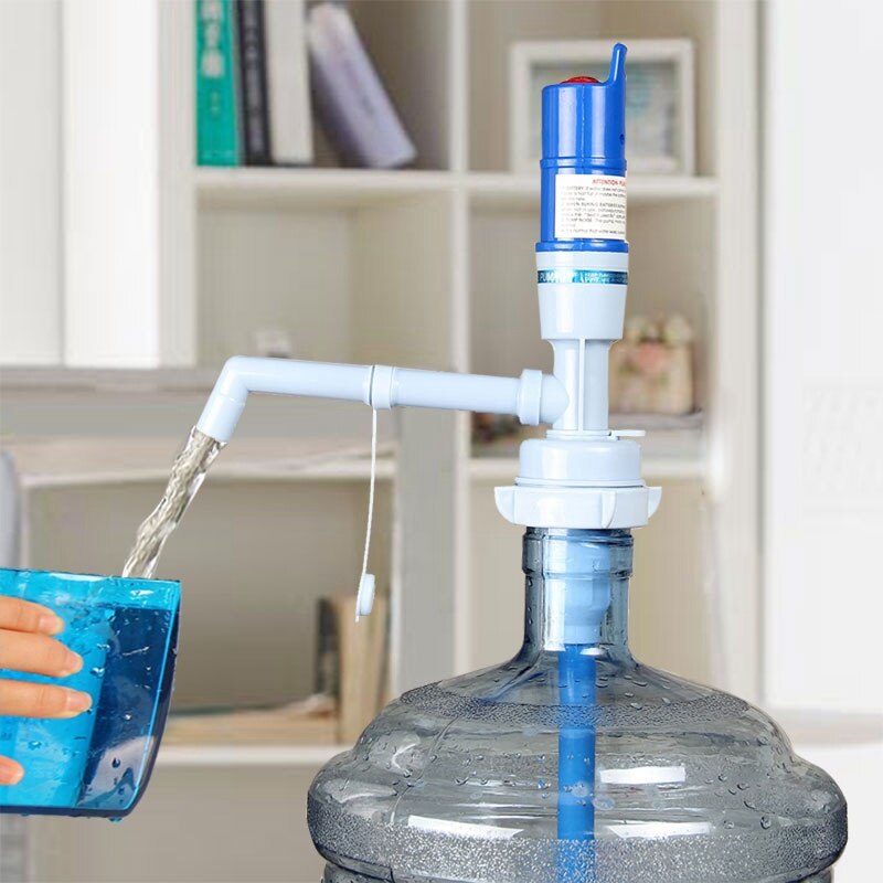 Elektrisk batteridrevet pumpe praktisk dispenser drikkevannspumpe på flaske med trykkbryter 0.9-1.0 gallon/min