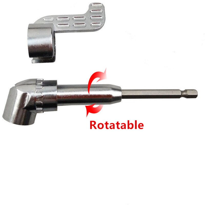 Juego de destornillador angular de 105 grados, llave de torsión, adaptador de zócalo de 1/4 pulgadas, hexagonal, accesorios de taladro eléctrico