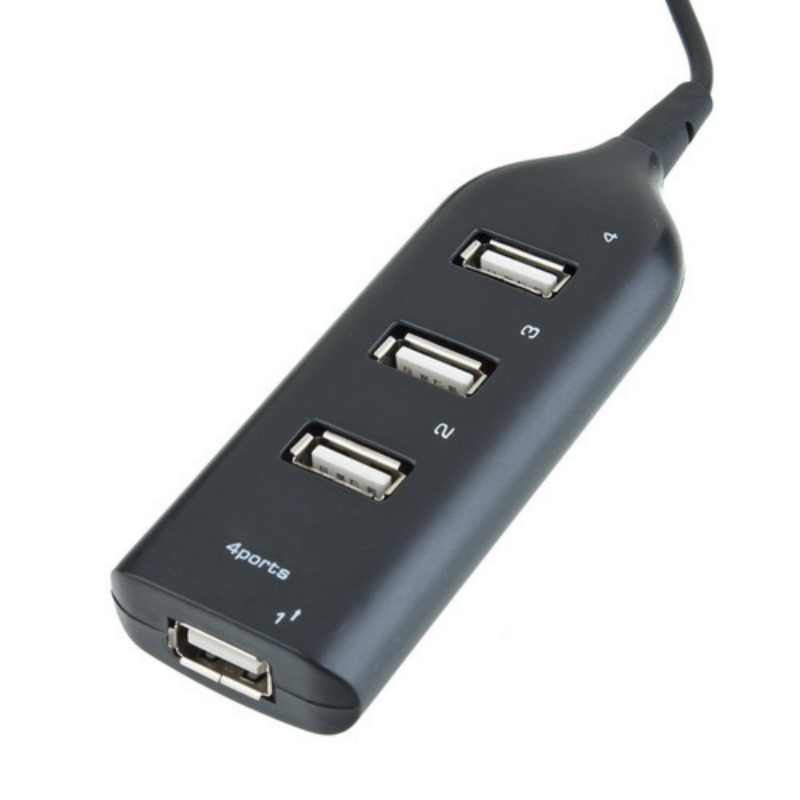 Usb 2.0 høyhastighets usb hub 4 port splitter usb adapter mini hub socket for pc laptop bærbare datamaskin windows mac