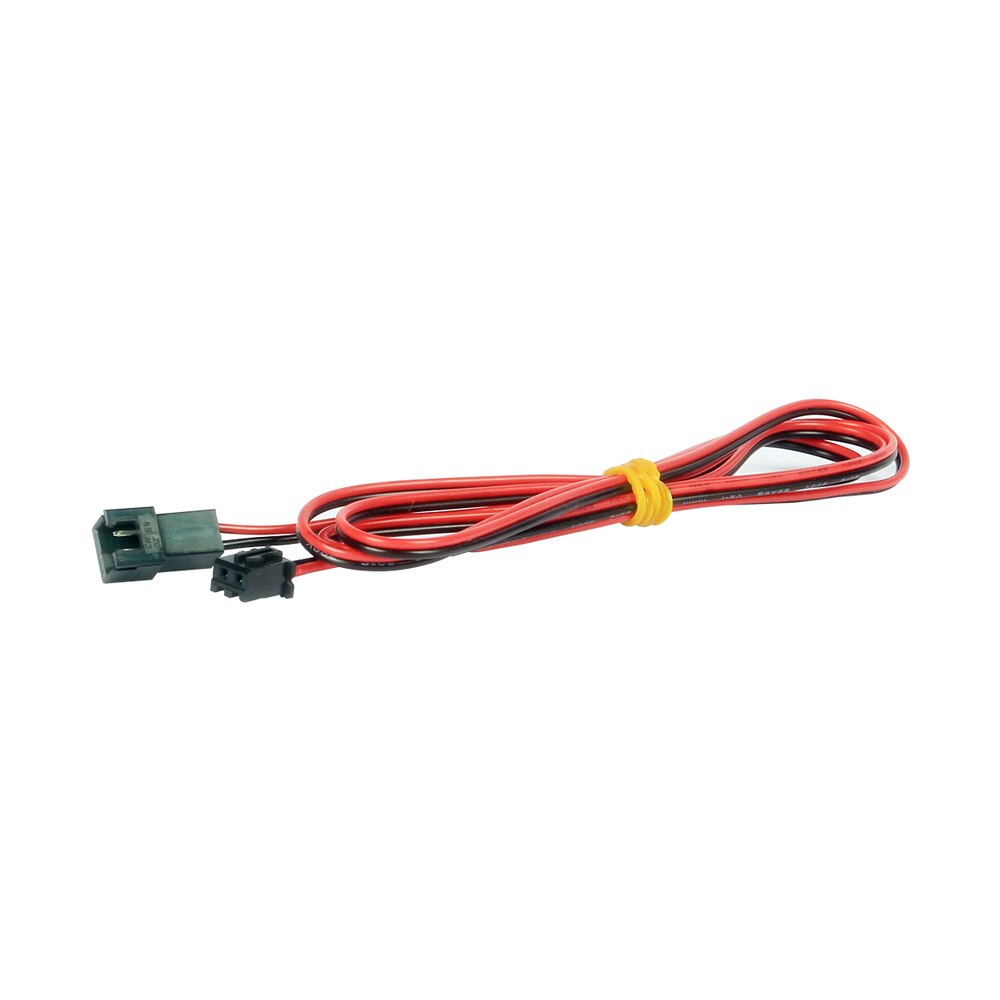 LERDGE 3D Printer Parts Fan extension cable 1M Wire And 2M Length Connection Line 2pin xh2.54 Female Male Connector 2PCS