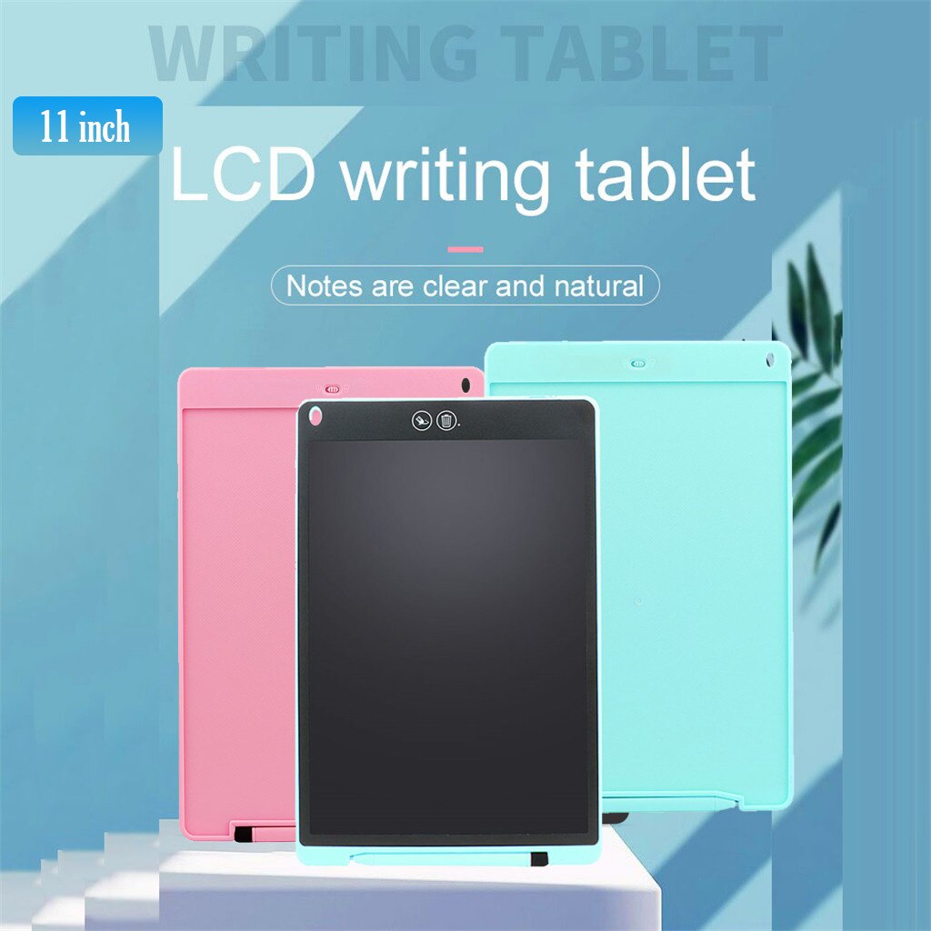11 Inch LCD Tablet Electronic Intelligent Smart Hand Writing Pad Eco-friendly Handwriting Drawing Tablet For Children Black