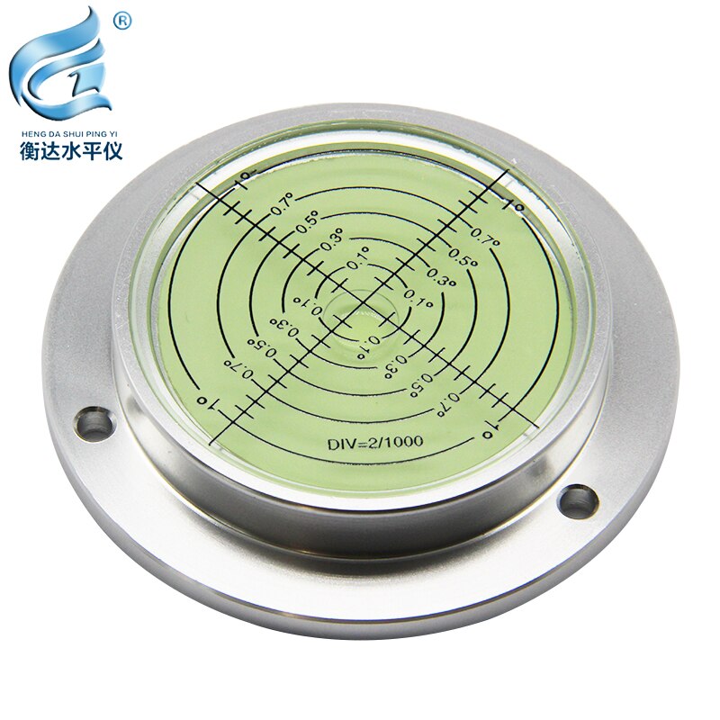 Niveau de grue, pilote de pile, niveau de métal à bulles, niveau de haute précision, perle de niveau portable: green