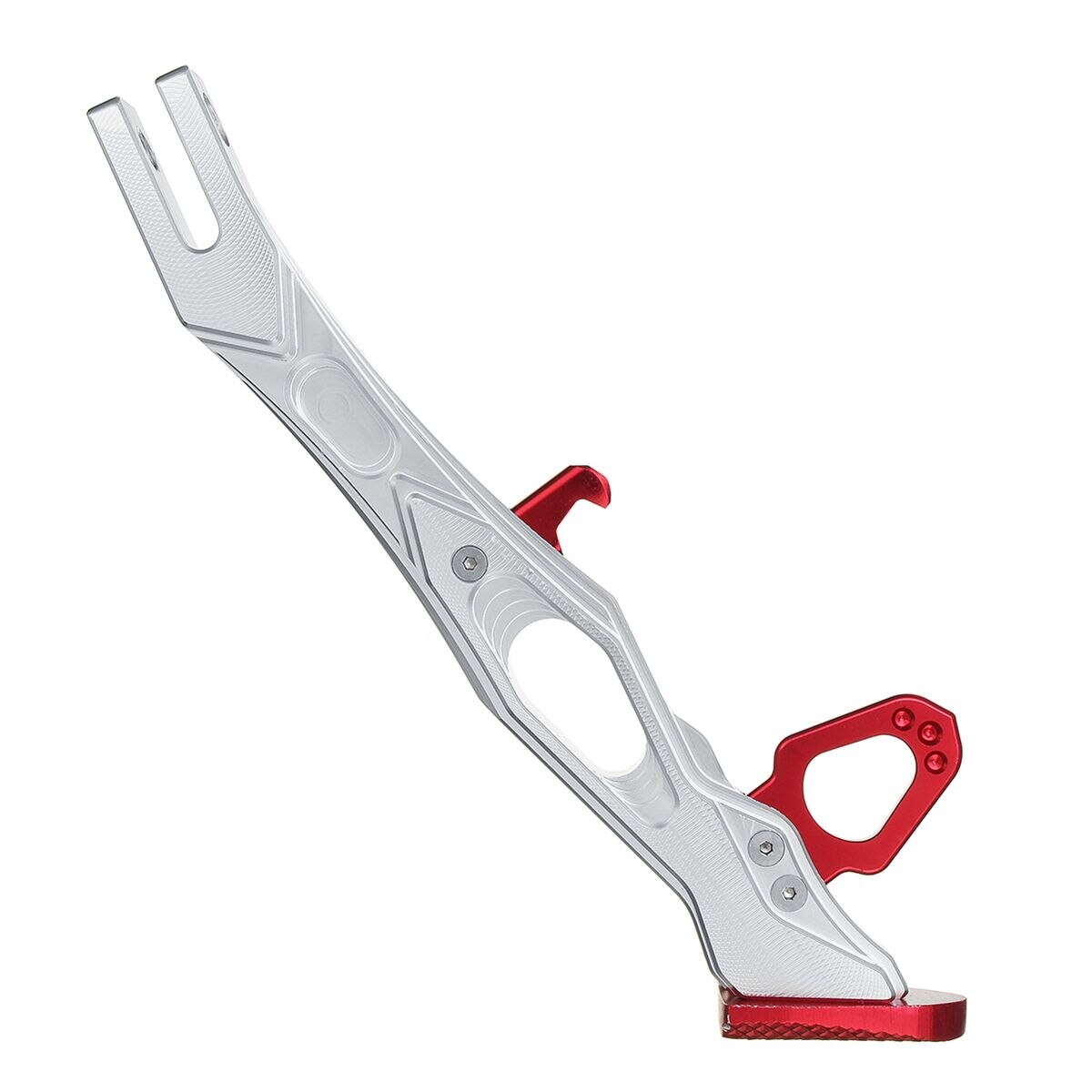 Offre spéciale béquille de moto côté pied pied support latéral se dresse Scooter rue Standard support de stationnement pour Land Rover pour Yamaha: Rouge