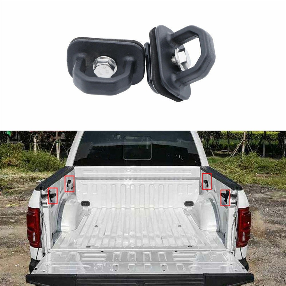 2 PCS Truck Bed Tie Downs Car Accessories Tie Down Anchor Truck Bed Side Wall Anchors FOR 2007 Chevy Silverado/GMC Sierra