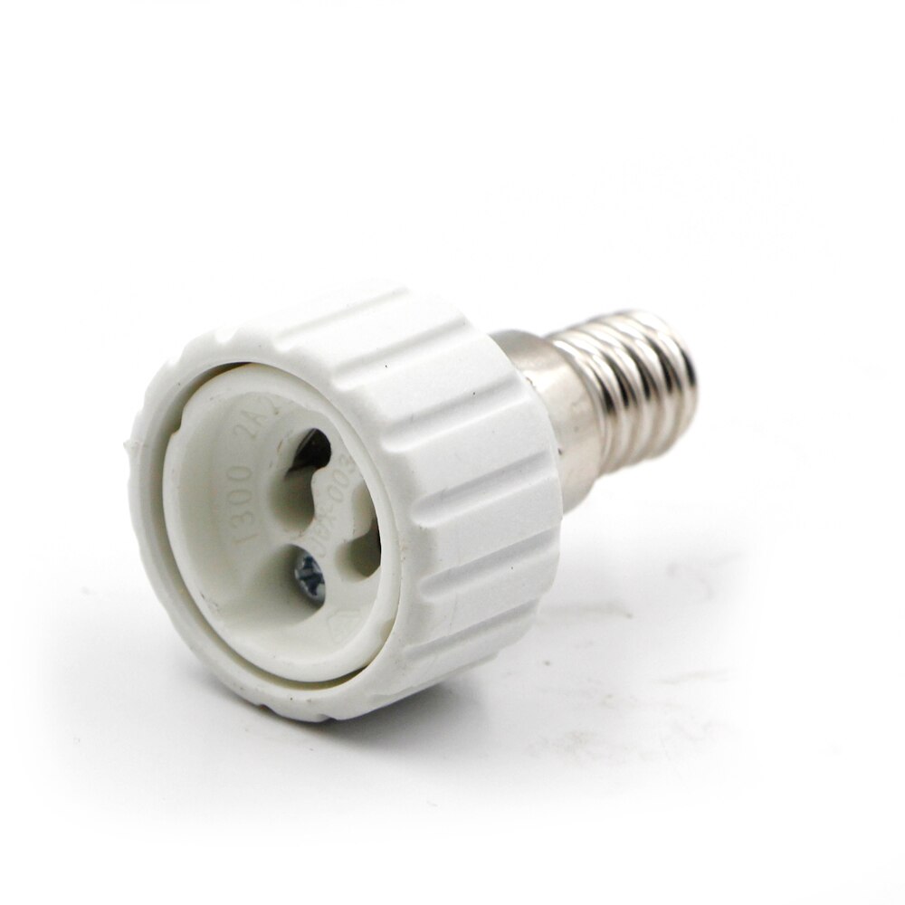 Bases de lámpara LED E14 a GU10, portalámparas, bombillas LED E14 a GU10, adaptador de enchufe de tornillo ignífugo, accesorios convertidores