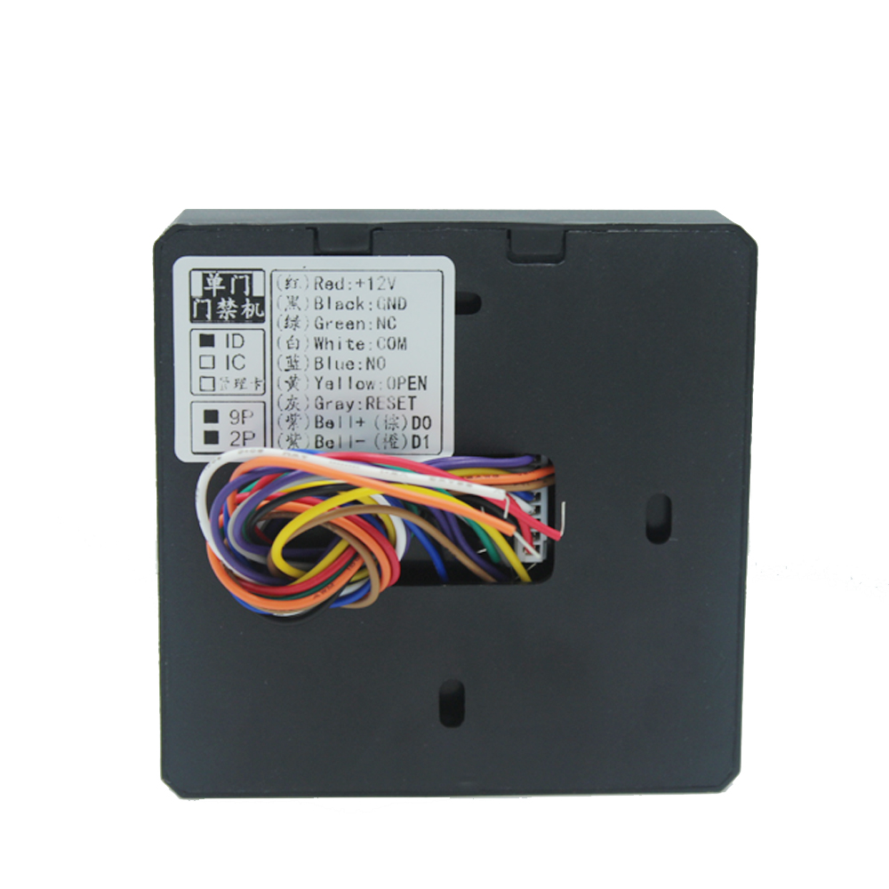 IP67 Waterproof RFID 125Khz/13.56Mhz RFID Reader 2000 User Proximity Entry Door Lock Entry Access Control Keypad Wiegand Input