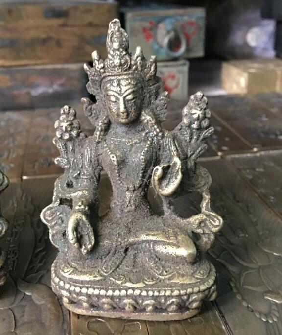 7cm White Tara Vajrasatt Manjushri, Guanyin, Green Tara, Longevity Buddha bronze statue off 50%: C