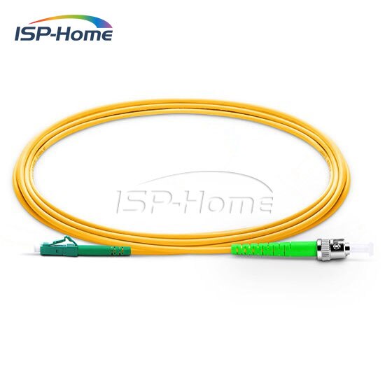10m LC/APC-ST/APC Simplex 2.0mm Single Mode Fiber Optic Patch Cord, Fiber Optic Jumper Cable