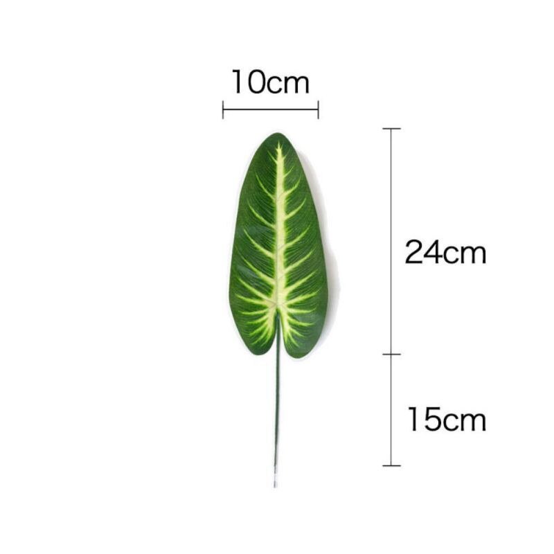 5PCS/Set Home Simulation Leaf Artificial Leaf Tropical Palm Leaves For Hawaiian Luau Party Jungle Beach Theme Party Decorations.: 3