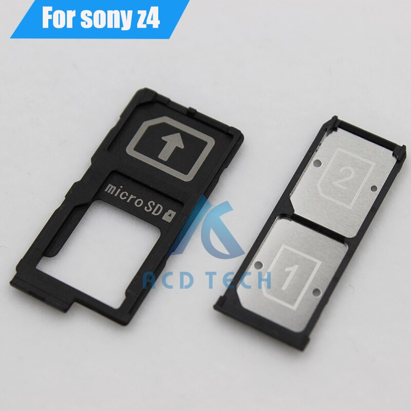 Vervanging Voor Sony Xperia Z3 + Z4 E6533 E6553 Sim Kaartlezer Houder Lade