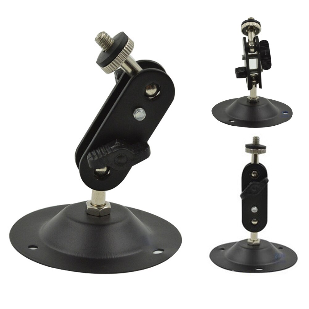 Roterende camera buitenbewaking verstelbare beveiligingsmonitor houder beugel binnen zwart universele accessoires 360 graden