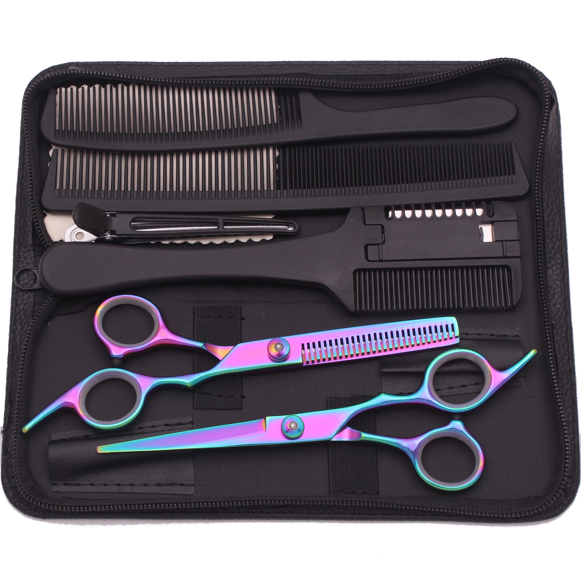 6,0 '' inch haarschaar Professionele knipschaar Dunner kappers Kapselset Salon Kapper en thuis Japans staal 1001