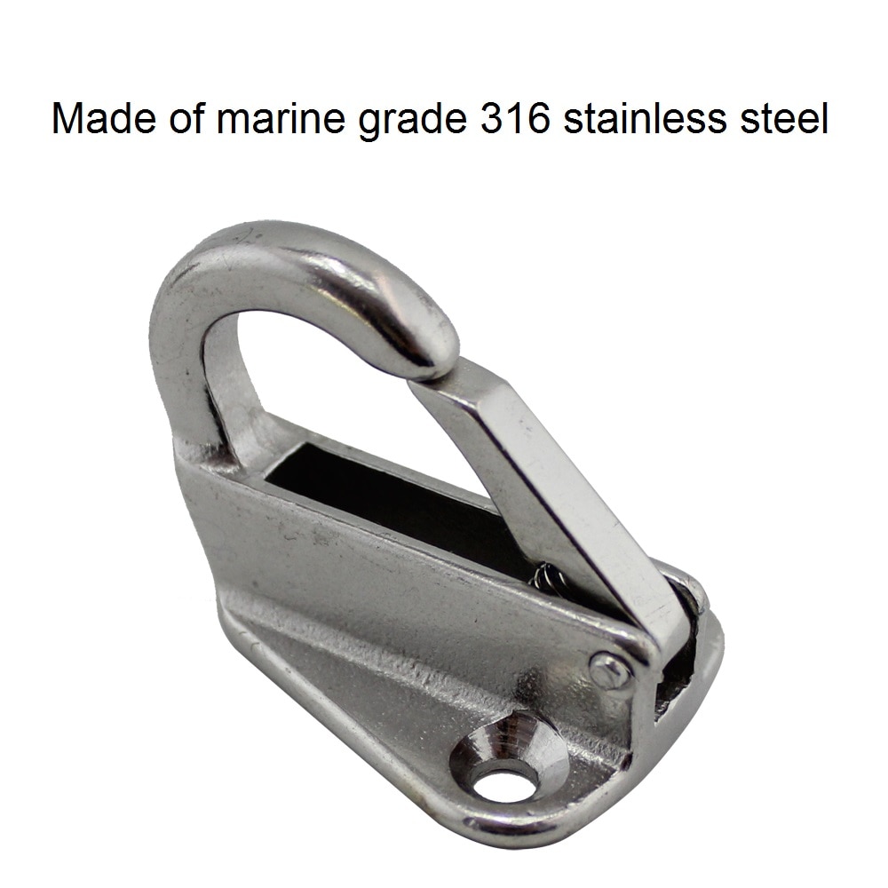 Stainless Steel 316 Fender Spring Hook Heavy Duty Marine Boat Hardware Accessories Fender Hook Parts