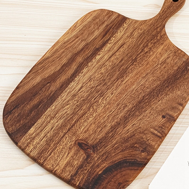 Houten Snijplank Met Handvat Houten Serveren Kaas Board Voor Kaas, Brood, Sandwiches, Hapjes