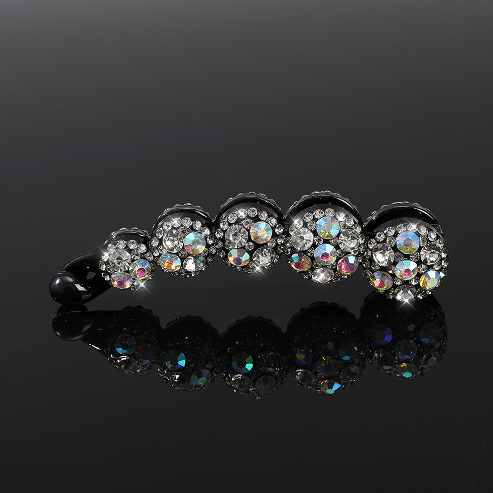 Molans Rhinestone Haarspelden Muti-Kleur Diamant Twist Haarspeld Plastic Banaan Clip Voor Meisjes Haar Grips Haaraccessoires: C