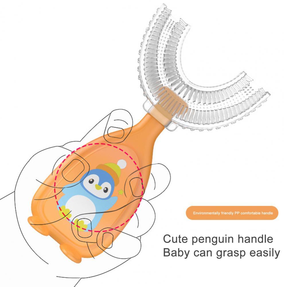 Kids Tandenborstel Pp Handvat 360 Graden Reiniging Draagbare Baby U Vorm Tandenborstel Voor Gum Care